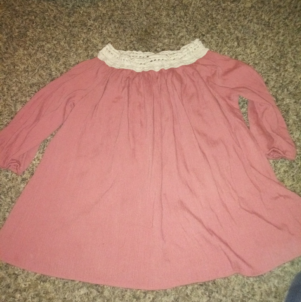 Strapless shirt
